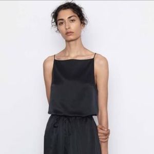 St. Agni NWT Jules Singlet silk top with keyhole detail size M medium